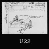 Manufacturer's drawing for Lockheed Corporation P-38 Lightning. Drawing number 202050