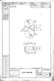 Manufacturer's drawing for Vickers Spitfire. Drawing number 39086