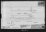 Manufacturer's drawing for North American Aviation B-25 Mitchell Bomber. Drawing number 108-61854