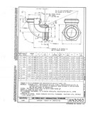 Manufacturer's drawing for Generic Parts - Aviation General Manuals. Drawing number AN3063