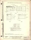 Manufacturer's drawing for Generic Parts - Aviation Standards. Drawing number an6570