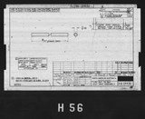 Manufacturer's drawing for North American Aviation B-25 Mitchell Bomber. Drawing number 98-54430