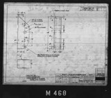 Manufacturer's drawing for North American Aviation B-25 Mitchell Bomber. Drawing number 98-525127