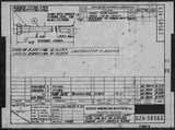 Manufacturer's drawing for North American Aviation B-25 Mitchell Bomber. Drawing number 62A-58563