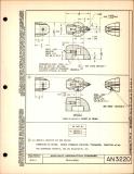 Manufacturer's drawing for Generic Parts - Aviation Standards. Drawing number an3220