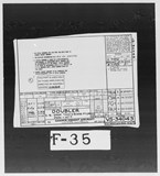 Manufacturer's drawing for Chance Vought F4U Corsair. Drawing number 34043