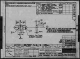 Manufacturer's drawing for North American Aviation B-25 Mitchell Bomber. Drawing number 62A-31283