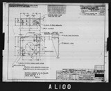 Manufacturer's drawing for North American Aviation B-25 Mitchell Bomber. Drawing number 98-66073