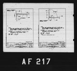 Manufacturer's drawing for North American Aviation B-25 Mitchell Bomber. Drawing number 1e35