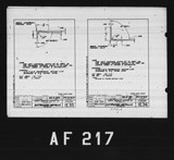 Manufacturer's drawing for North American Aviation B-25 Mitchell Bomber. Drawing number 1e35