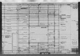 Manufacturer's drawing for North American Aviation B-25 Mitchell Bomber. Drawing number 108-31107