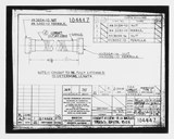 Manufacturer's drawing for Beechcraft AT-10 Wichita - Private. Drawing number 104447