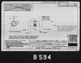 Manufacturer's drawing for North American Aviation P-51 Mustang. Drawing number 104-58140