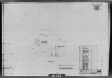 Manufacturer's drawing for North American Aviation B-25 Mitchell Bomber. Drawing number 98-53309