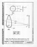 Manufacturer's drawing for Generic Parts - Aviation General Manuals. Drawing number AN889