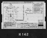 Manufacturer's drawing for North American Aviation B-25 Mitchell Bomber. Drawing number 98-58358
