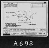 Manufacturer's drawing for Lockheed Corporation P-38 Lightning. Drawing number 202006