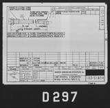 Manufacturer's drawing for North American Aviation P-51 Mustang. Drawing number 102-51834