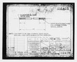 Manufacturer's drawing for Beechcraft AT-10 Wichita - Private. Drawing number 102405