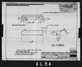 Manufacturer's drawing for North American Aviation B-25 Mitchell Bomber. Drawing number 98-62465