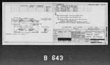 Manufacturer's drawing for Boeing Aircraft Corporation B-17 Flying Fortress. Drawing number 1-22603