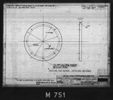 Manufacturer's drawing for North American Aviation B-25 Mitchell Bomber. Drawing number 98-61656