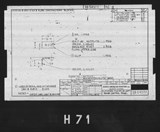 Manufacturer's drawing for North American Aviation B-25 Mitchell Bomber. Drawing number 98-54577