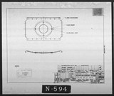 Manufacturer's drawing for Chance Vought F4U Corsair. Drawing number 34338