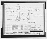 Manufacturer's drawing for Boeing Aircraft Corporation B-17 Flying Fortress. Drawing number 21-9522