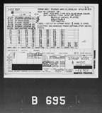 Manufacturer's drawing for Boeing Aircraft Corporation B-17 Flying Fortress. Drawing number 1-22707