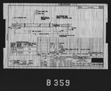 Manufacturer's drawing for North American Aviation B-25 Mitchell Bomber. Drawing number 108-320282
