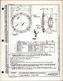 Manufacturer's drawing for Generic Parts - Aviation Standards. Drawing number an3037
