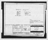 Manufacturer's drawing for Boeing Aircraft Corporation B-17 Flying Fortress. Drawing number 41-8307