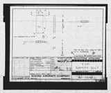 Manufacturer's drawing for Boeing Aircraft Corporation B-17 Flying Fortress. Drawing number 41-7843