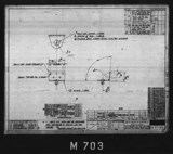 Manufacturer's drawing for North American Aviation B-25 Mitchell Bomber. Drawing number 98-61166