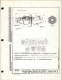 Manufacturer's drawing for Generic Parts - Aviation Standards. Drawing number an6243
