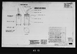 Manufacturer's drawing for North American Aviation B-25 Mitchell Bomber. Drawing number 98-54465