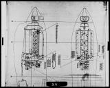 Manufacturer's drawing for Lockheed Corporation P-38 Lightning. Drawing number 196447