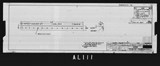 Manufacturer's drawing for North American Aviation B-25 Mitchell Bomber. Drawing number 108-313132