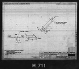 Manufacturer's drawing for North American Aviation B-25 Mitchell Bomber. Drawing number 98-61194