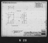 Manufacturer's drawing for North American Aviation B-25 Mitchell Bomber. Drawing number 98-62546