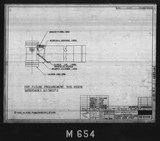 Manufacturer's drawing for North American Aviation B-25 Mitchell Bomber. Drawing number 98-58198