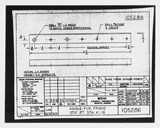 Manufacturer's drawing for Beechcraft AT-10 Wichita - Private. Drawing number 105286