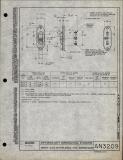 Manufacturer's drawing for Generic Parts - Aviation Standards. Drawing number an3209