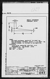 Manufacturer's drawing for North American Aviation P-51 Mustang. Drawing number 1E43