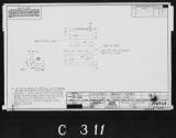 Manufacturer's drawing for Lockheed Corporation P-38 Lightning. Drawing number 196949