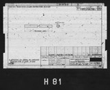 Manufacturer's drawing for North American Aviation B-25 Mitchell Bomber. Drawing number 98-547801