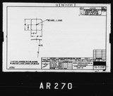 Manufacturer's drawing for North American Aviation B-25 Mitchell Bomber. Drawing number 98-71290
