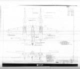 Manufacturer's drawing for Lockheed Corporation P-38 Lightning. Drawing number 198980