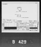 Manufacturer's drawing for Boeing Aircraft Corporation B-17 Flying Fortress. Drawing number 1-21044